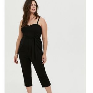 Torrid Ponte Self-tie Jumpsuit